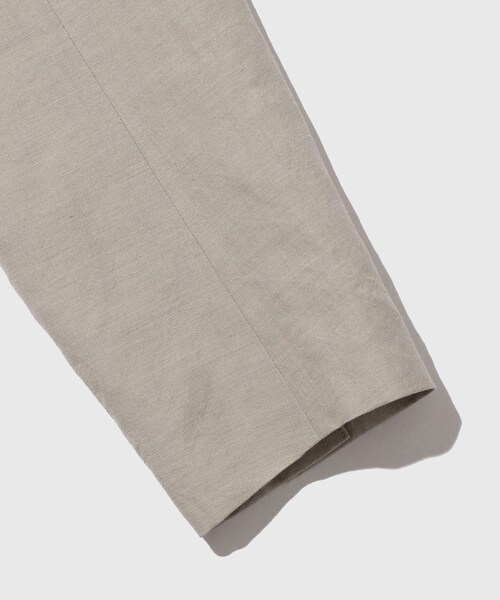 ADAM ET ROPE'（アダムエロペ）の「WOOL LINEN JACKET（ノーカラージャケット・メンズ・ブラック/キナリ/ネイビー系・L/M/S）」の17枚目の写真