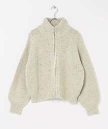 URBAN RESEARCH Sonny Label | ウールネップジップニットブルゾン(ブルゾン)