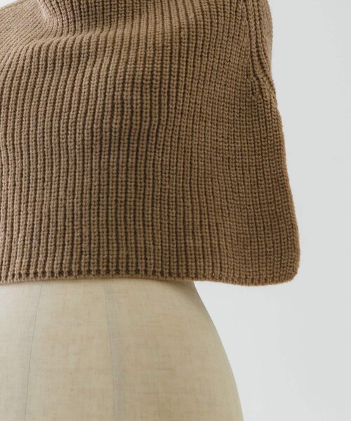 RODE SKO（ロデスコ）の「リブネックウォーマー（ネックウォーマー/スヌード・レディース・GRAY/BEIGE・one）」の20枚目の写真