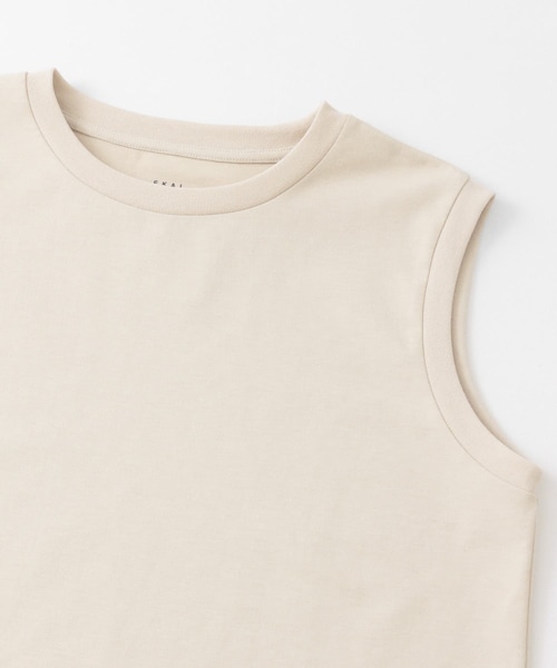 EKAL（エカル）の「『吸水速乾/UVカット』DRY OUT SLEEVLESS ONE-PIECE（ワンピース・レディース・ネイビー/アイボリー/サルチャ/チャコール・FREE）」の14枚目の写真