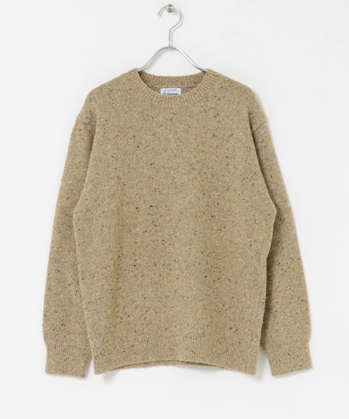 THE GOODLAND MARKET（ザグッドランドマーケット）の「米富繊維　COLOR NEP KNIT PULLOVER（ニット/セーター・レディース・GRAY/BEIGE・1/3）」の2枚目の写真