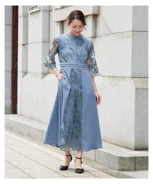 nissen（ニッセン）の「【結婚式・パーティードレス】パイピング