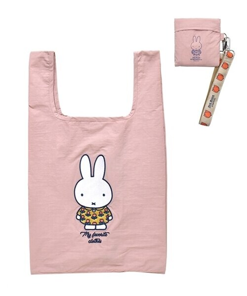 nissen（ニッセン）の「DB/ストラップ付きショッパーバッグ (DickBruna)（トートバッグ・メンズ・アイボリー/くすみピンク/ライトグレー・Y）」の3枚目の写真