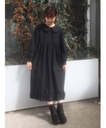 merry jenny | サテンコンビリボンワンピース(ワンピース)