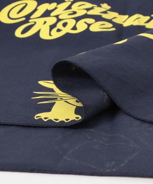 URBAN RESEARCH(アーバンリサーチ)の「Original Rose Bandana(バンダナ/スカーフ・メンズ・YELLOW/NAVY・FREE)」の5枚目の写真