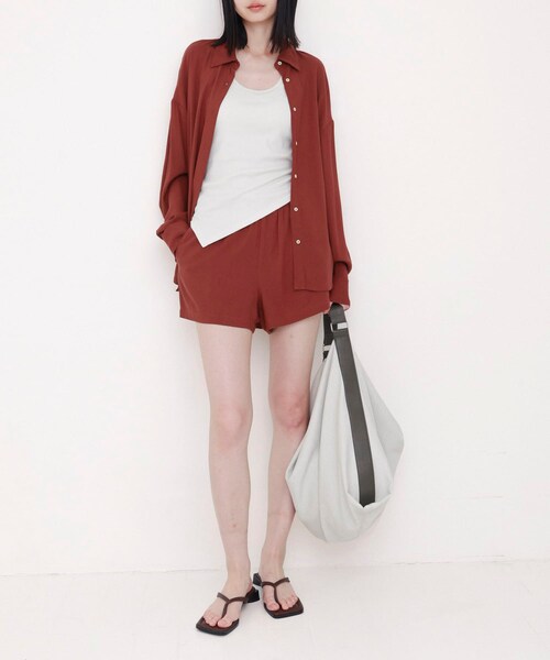 URBAN RESEARCH（アーバンリサーチ）の「STUDIO DOE　Linen Resort Shirts（シャツ/ブラウス・レディース・RED・S）」の7枚目の写真