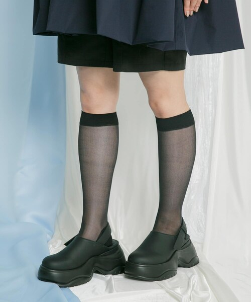 KBF（ケイビーエフ）の「サボベルトサンダル（サンダル・レディース・BEIGE/BLACK・37/38）」の5枚目の写真