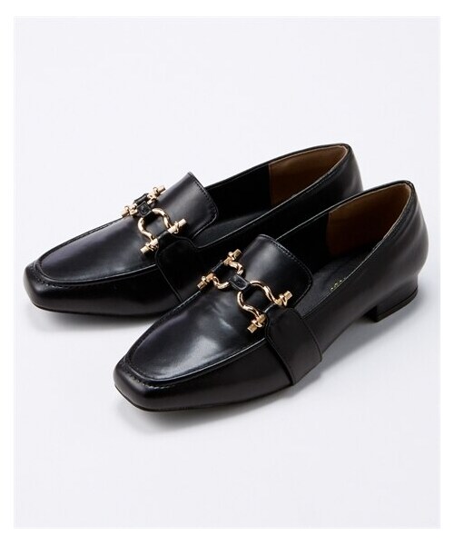 nissen（ニッセン）の「【ゆったり幅広】デザインビット付ローファーパンプス（低反発中敷）（ワイズ４Ｅ）（ローファー・メンズ・黒(スエード調)/グレージュ/ライム(イエロー系)(スエード調)/スモーキーブルー/ダークブラウン(スエード調)/黒(スムース)/コンビカラー・M=23.0~23.5cm/4E/L=24.0~24.5cm/4E/LL=25.0~25.5cm/4E/3L=26.0~26.5cm/4E）」の7枚目の写真