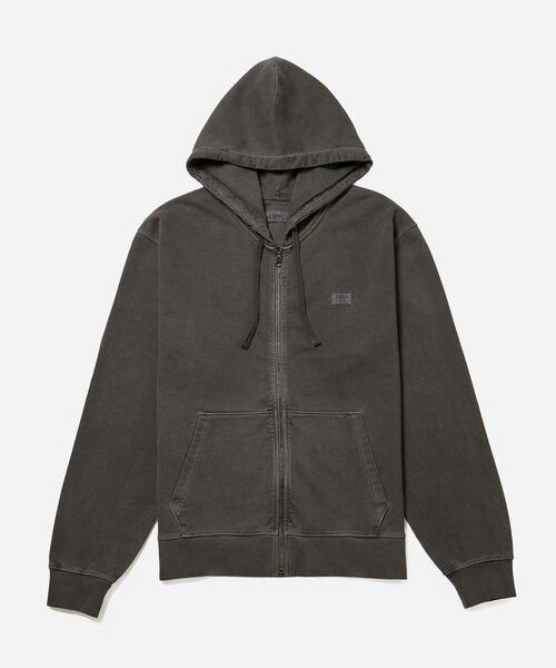 Saturdays NYC（サタデーズ ニューヨークシティ ）の「CANAL PIGMENT DYED ZIP HOODIE（パーカー・レディース・ブラック/ベージュ/ネイビー・L/M/S/XL/XS）」の6枚目の写真