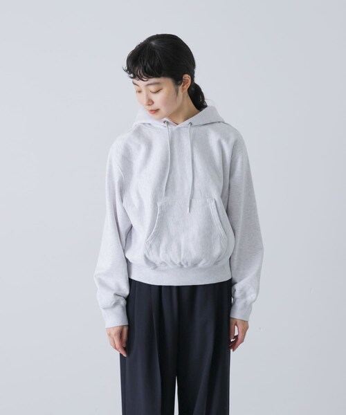 かぐれ（カグレ）の「blurhmsROOTSTOCK　Soft＆Hard Sweat Hoodie Pullover（パーカー・レディース・HeatherWh/DarkPurple・0）」の11枚目の写真