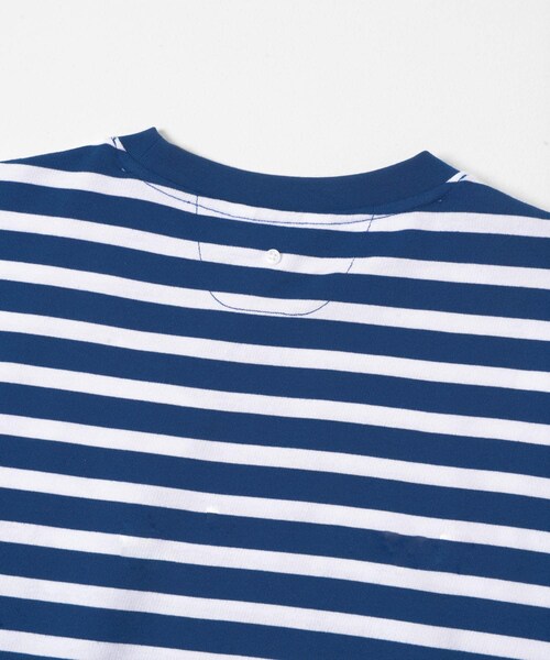 THE GOODLAND MARKET（ザグッドランドマーケット）の「AIGLE　UVカット フレンチテリーストライプスウェット（スウェット・レディース・ABYSSE/EMPIRE/ICE BLUE・36/38）」の11枚目の写真