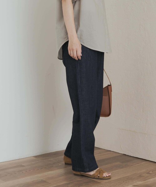 URBAN RESEARCH DOORS（アーバンリサーチドアーズ）の「『3サイズ展開』デニムワイドパンツ（デニムパンツ・レディース・INDIGO/ONE WASH・S/M/L）」の8枚目の写真