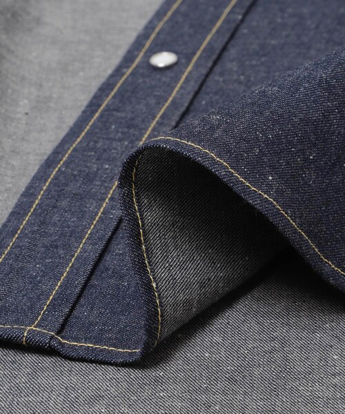 URBAN RESEARCH（アーバンリサーチ）の「SAINT M××××××　BBJ DENIM SHIRTS（シャツ/ブラウス・メンズ・L BLUE・L/XL）」の12枚目の写真