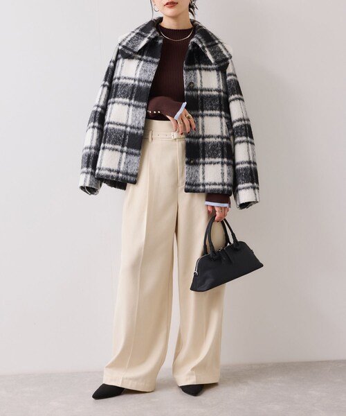 VIS(ビス)の「【J'aDoRe限定】【Hyman Roth】ミニボストンバッグ/2WAY(ボストンバッグ・レディース・ブラック/ダークブラウン系・F)」の7枚目の写真