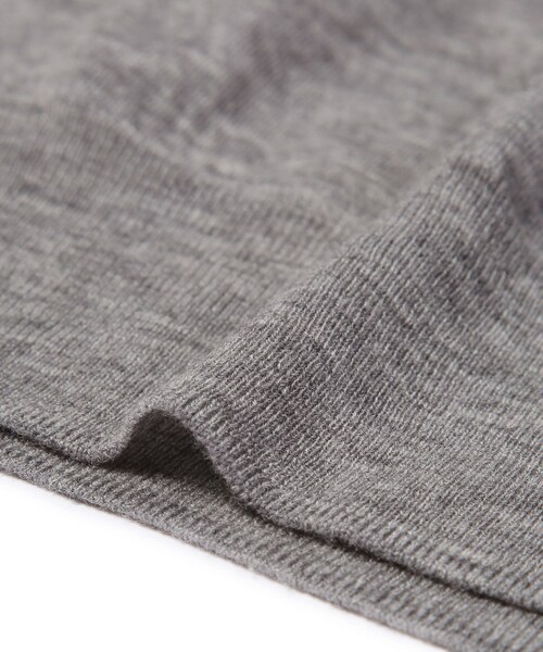 ROPE'（ロペ）の「ウールシアー深Vネックニット（ニット/セーター・レディース・グレー/オフホワイト・F）」の10枚目の写真