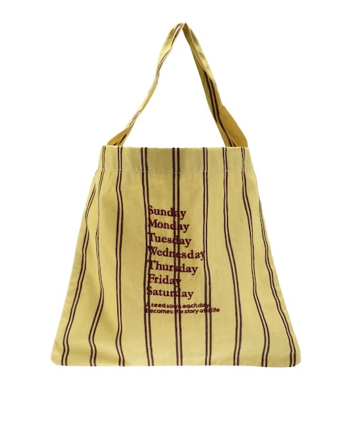 Ungrid（アングリッド）の「【Ca】beej_stripe fabric Osbag（ハンドバッグ・レディース・ピンク/イエロー・F）」の19枚目の写真