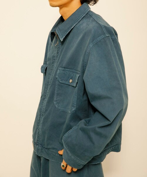 URBAN RESEARCH（アーバンリサーチ）の「A PRESSE　Vintage Work Jacket（カバーオール・メンズ・BLUE・2/3）」の6枚目の写真