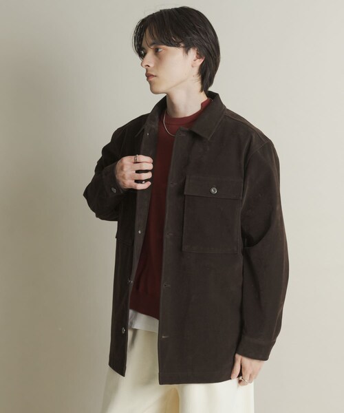 SENSE OF PLACE by URBAN RESEARCH(センスオブプレイスバイアーバンリサーチ)の「F/Sジャケット(テーラードジャケット・メンズ・D.BROWN/BEIGE・M/L)」の7枚目の写真