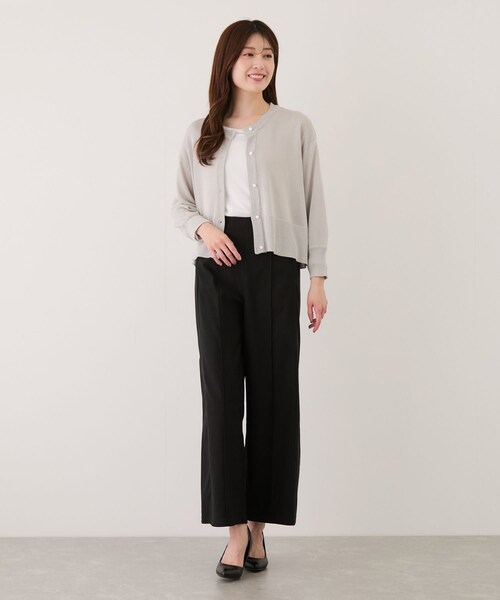 Jayro(ジャイロ)の「HAKIYASEワイドパンツ(その他パンツ・レディース・ブラック/ホワイト系/カーキ/ネイビー系・38)」の14枚目の写真