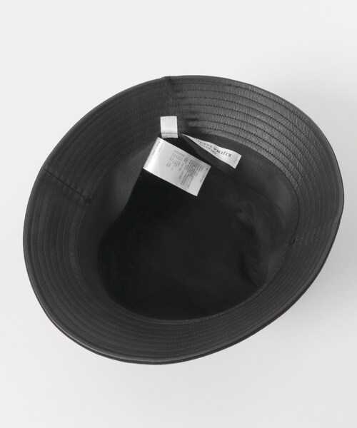 URBAN RESEARCH（アーバンリサーチ）の「KIJIMA TAKAYUKI　DUCK&GOATSKIN BUCKET HAT（ハット・メンズ・BLACK・2）」の5枚目の写真