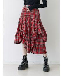 jouetie | イレギュラーフリルフレアスカート(スカート)