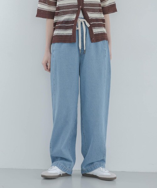 URBAN RESEARCH Sonny Label（アーバンリサーチサニーレーベル）の「イージーカーブデニムパンツ（デニムパンツ・レディース・インディゴ/L.インディゴ・36/38）」の7枚目の写真
