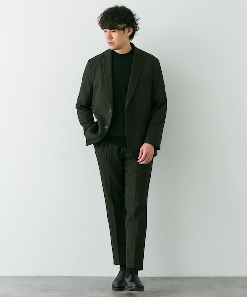 URBAN RESEARCH DOORS（アーバンリサーチドアーズ）の「LIFE STYLE TAILOR　ブラッシュドウールライクストレッチパンツ（スラックス・メンズ・NAVY/GRAY/KHAKI・S/M/L/XL）」の20枚目の写真