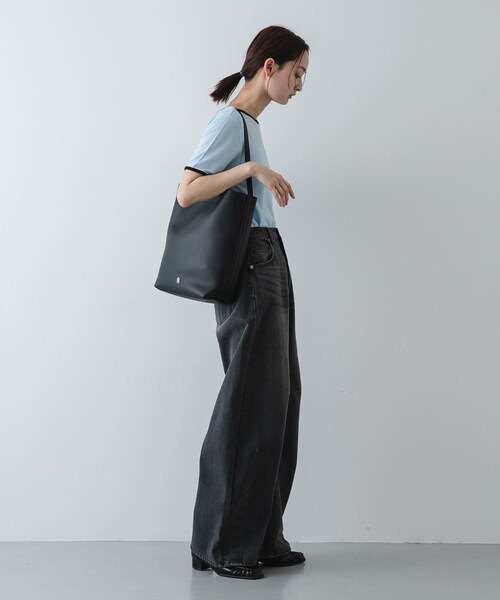 SENSE OF PLACE by URBAN RESEARCH(センスオブプレイスバイアーバンリサーチ)の「バケツバッグ(ショルダーバッグ・レディース・BLACK/IVORY/BROWN・One)」の13枚目の写真