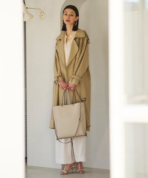 ROPE'（ロペ）の「【A4対応】【E'POR】Y BAG Large【通勤】【メディア掲載】（トートバッグ・レディース・ライトグレー/ダークブラウン/ブラック/オフホワイト/ブラウン/ベージュ系/カーキ・F）」の9枚目の写真