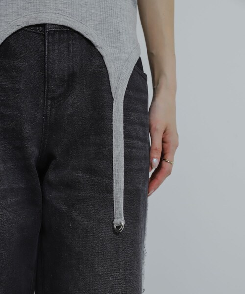 SENSE OF PLACE by URBAN RESEARCH（センスオブプレイスバイアーバンリサーチ）の「マルチウェイガータータンクトップ（タンクトップ・レディース・L.GRAY/OFF WHITE/CHARCOAL・one）」の11枚目の写真