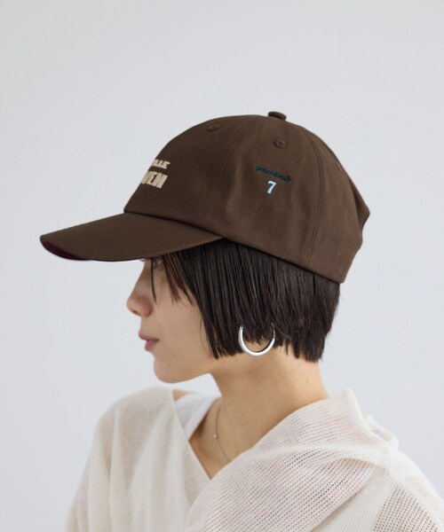 ADAM ET ROPE'(アダムエロペ)の「【LY(エルワイ)】Boeken cap(キャップ・レディース・グレー系/ダークブラウン系・F)」の6枚目の写真