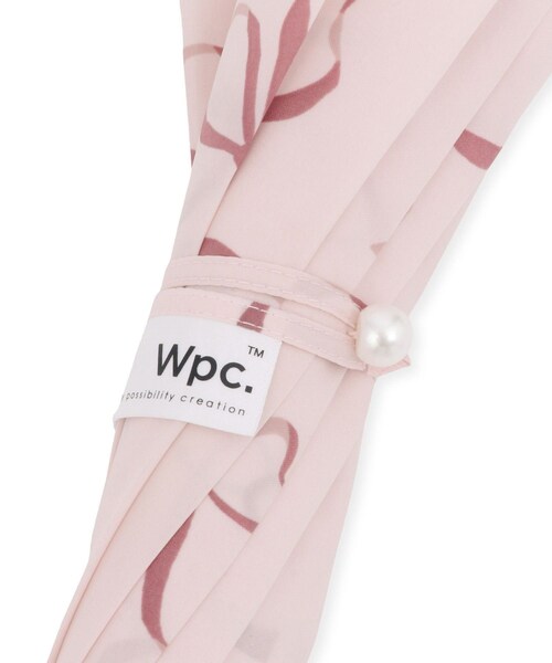 ROPE' PICNIC（ロペピクニック）の「【Wpc.】【晴雨兼用】ハートリボン長傘（長傘・レディース・ホワイト系/ブラウン/ピンク・F）」の16枚目の写真