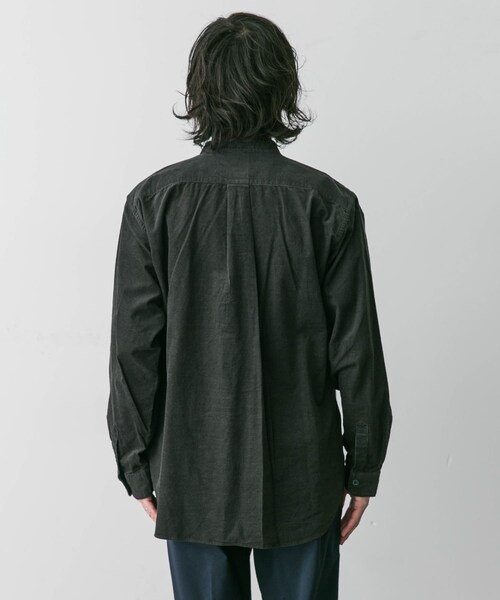 URBAN RESEARCH DOORS（アーバンリサーチドアーズ）の「DANTON　BAND COLLAR SHIRTS LONG-SLEEVE（シャツ/ブラウス・メンズ・MOLE BROWN/SAND BEIGE/CHARCOAL・38/40/42）」の7枚目の写真