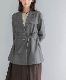 URBAN RESEARCH ROSSO WOMEN | 防シワ シャンブレーシャツジャケット(その他アウター)