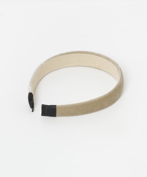 URBAN RESEARCH Sonny Label（アーバンリサーチサニーレーベル）の「ベロアカチューシャ（カチューシャ・レディース・ベージュ/ブラック・one）」の6枚目の写真