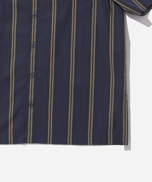 Saturdays NYC（サタデーズ ニューヨークシティ ）の「Bruce Stripe SS Shirt（シャツ/ブラウス・メンズ・ホワイト/レッド/ネイビー・M/L/XL/XS/S）」の20枚目の写真