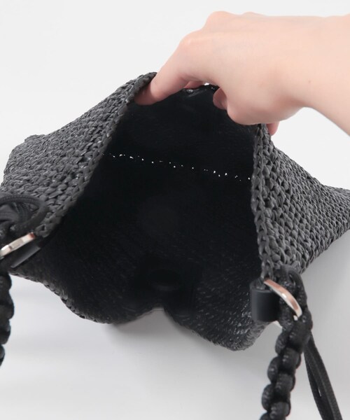 URBAN RESEARCH Sonny Label（アーバンリサーチサニーレーベル）の「LE VERNIS　サマークロシェバッグ（ショルダーバッグ・レディース・ブラウン/ブラック・One）」の7枚目の写真