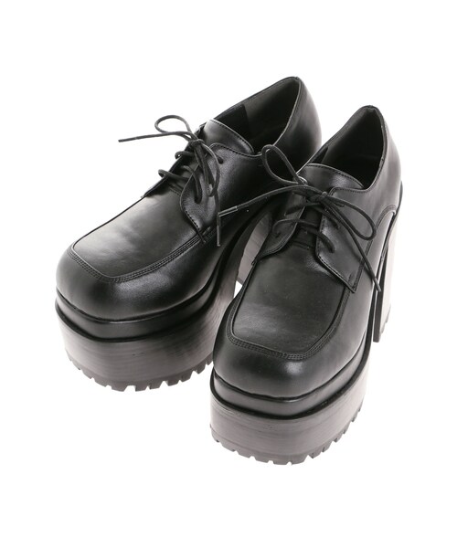 EMODA（エモダ）の「LACE UP CHUNKY SHOES（その他シューズ・レディース・ブラック/ベージュ・L/S/M）」の9枚目の写真