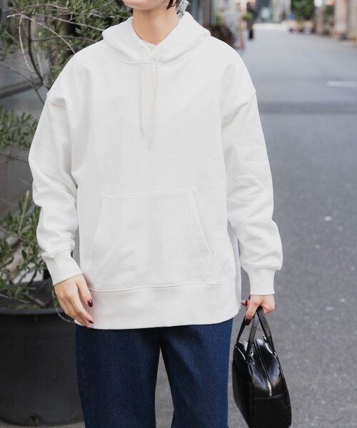 URBAN RESEARCH DOORS(アーバンリサーチドアーズ)の「FORK&SPOON クリア裏毛フーディースウェット(パーカー・レディース・OATMEAL/OFF・1)」の15枚目の写真