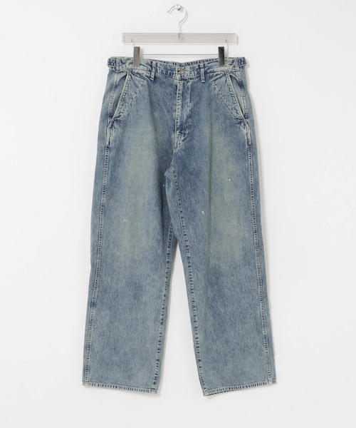 URBAN RESEARCH(アーバンリサーチ)の「ULTERIOR FADED LIGHT DENIM WORK PANTS(デニムパンツ・メンズ・FADED BLUE・3/4/5)」の1枚目の写真