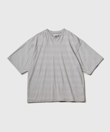 【KAPTAIN SUNSHINE/キャプテンサンシャイン】Hard Twisted Stripe Jersey Half-sleeve Tee
