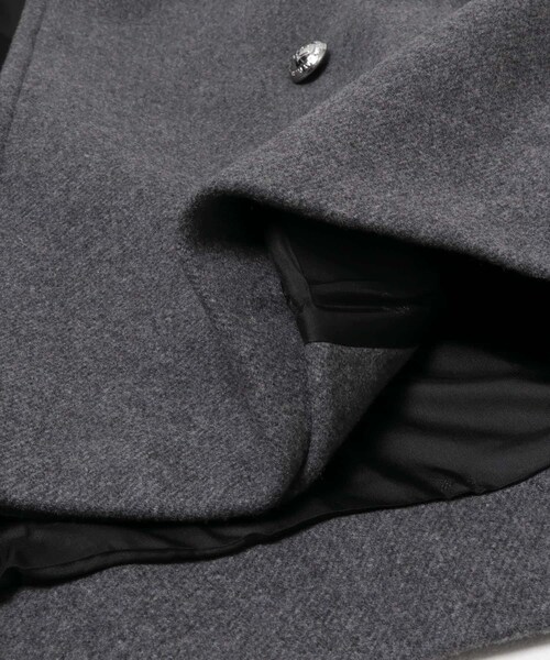 URBAN RESEARCH(アーバンリサーチ)の「GANNI Peacoat Wool Midi Coat(その他アウター・レディース・Pewter・36)」の7枚目の写真