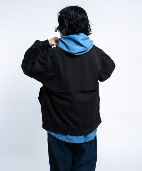 EKAL（エカル）の「SOLOTEXツイルスタンドジャケット（ブルゾン・メンズ・ネイビー/ブラック・M/L）」の8枚目の写真