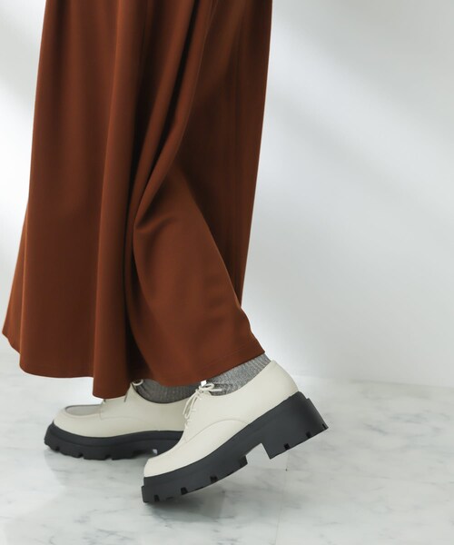 SENSE OF PLACE by URBAN RESEARCH（センスオブプレイスバイアーバンリサーチ）の「ウエストタックカットワンピース（ワンピース・レディース・BROWN/GREIGE/BLACK・one）」の15枚目の写真