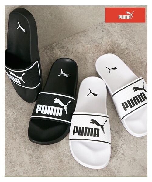 nissen（ニッセン）の「PUMA（プーマ）リードキャット2.0（サンダル・メンズ・BLACK/WHITE/WHITE/BLACK・23.0cm/24.0cm/25.0cm/26.0cm）」の2枚目の写真