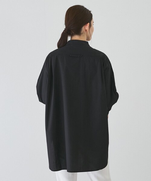 Jayro（ジャイロ）の「フリルピンタックチュニックブラウス（シャツ/ブラウス・レディース・ブラック/ホワイト系/ベージュ・M）」の22枚目の写真