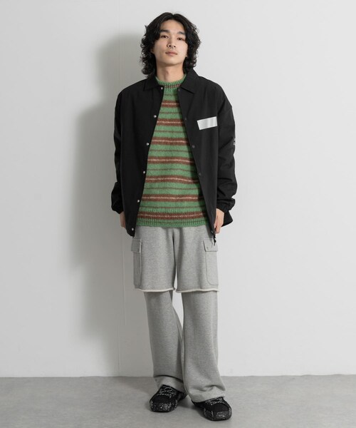 THE GOODLAND MARKET（ザグッドランドマーケット）の「That’s　The BLOUSON BLANK（ブルゾン・メンズ・BK×SL/NV×OR・M/L）」の13枚目の写真