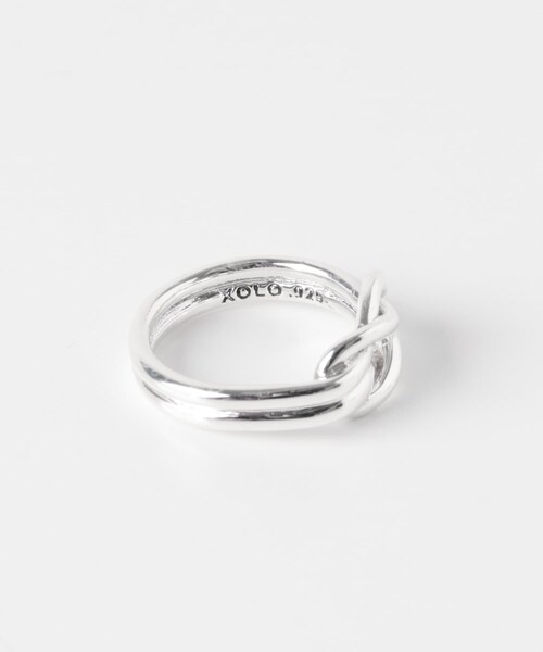 URBAN RESEARCH(アーバンリサーチ)の「XOLO KNOT RING(リング・メンズ・SILVER・L)」の5枚目の写真