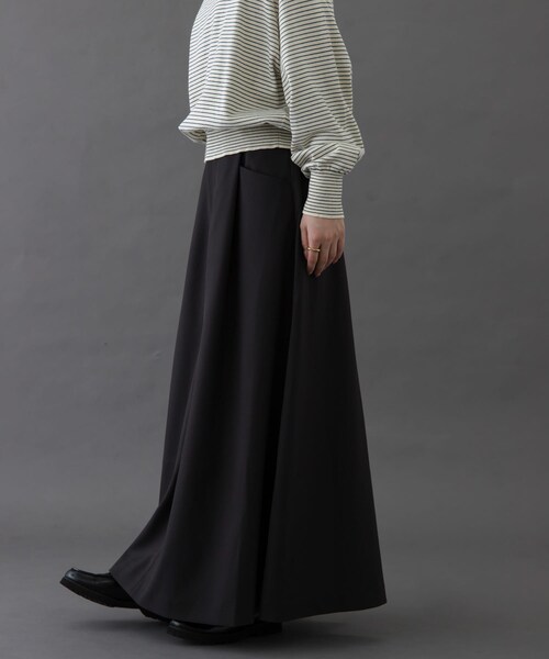 URBAN RESEARCH DOORS（アーバンリサーチドアーズ）の「FORK&SPOON　バックゴムフレアスカート（スカート・レディース・CHARCOAL/TAUPE・1/2）」の8枚目の写真