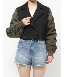 EVRIS | ラインドッキングジャケット(テーラードジャケット)